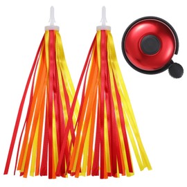 Bike Bells Bike Streamers Streamers for Bike-Handles Bikes Tassels Grips Ribbon Accessories Decorations for Tricycle Handles