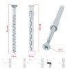 Klimas® Dowel Screws Set of 50 Frame Dowels Impact Dowels
