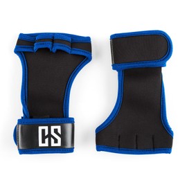 CAPITAL SPORTS Palm Pro Weight Lifting Gloves Weight Lifting Fitness Gloves Wrist Guards Ergonomic Protection Against Slippery Dumbbell or Pull Up Bars Large Blue