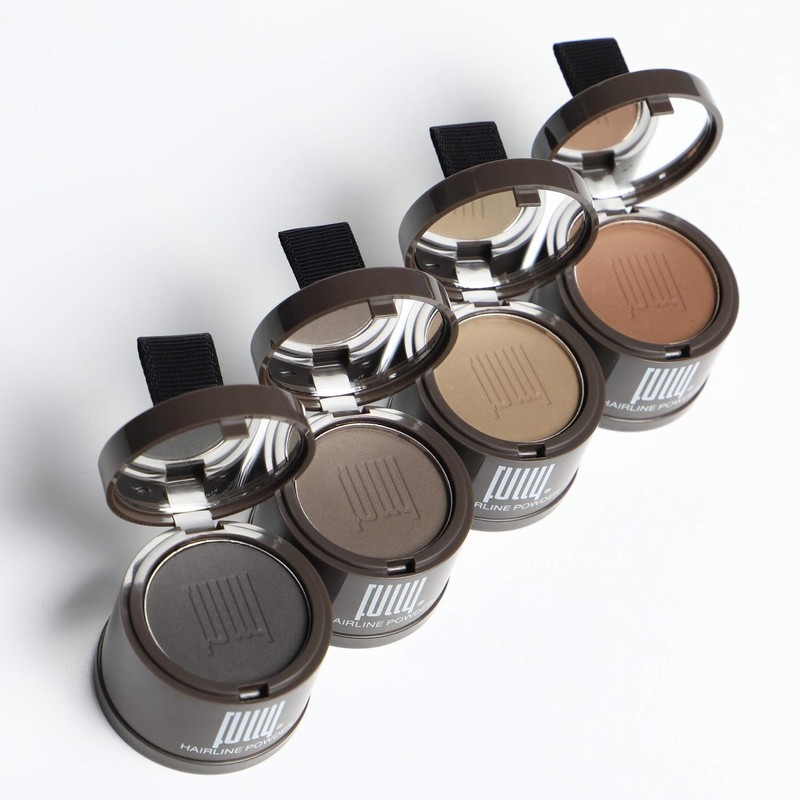 Fully Hair Hairline Powder Polvo para Retocar Cuero Cabelludo (Negro)