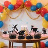 BOMXOI 8PCS Cosmetology School Survivor Honeycomb Centerpieces Cosmetology Graduation Decorations