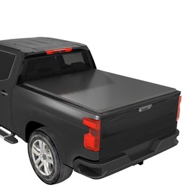 JDMSPEED New Fleetside Soft Vinyl Roll-Up Tonneau Cover 5FT Bed Replacement for Nissan Frontier 2005 2006 2007 2008 2009 2010 2011 2012 2013 2014 2015 2016 2017 2018 2019 2020