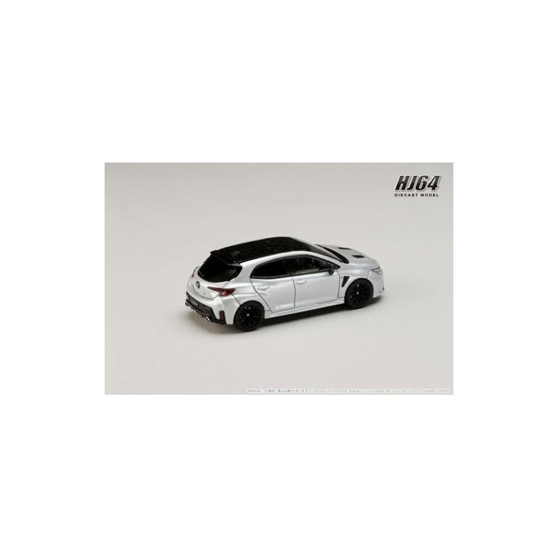 HJ64 1/64 Toyota GR Corolla RZ Platinum White Pearl Mica