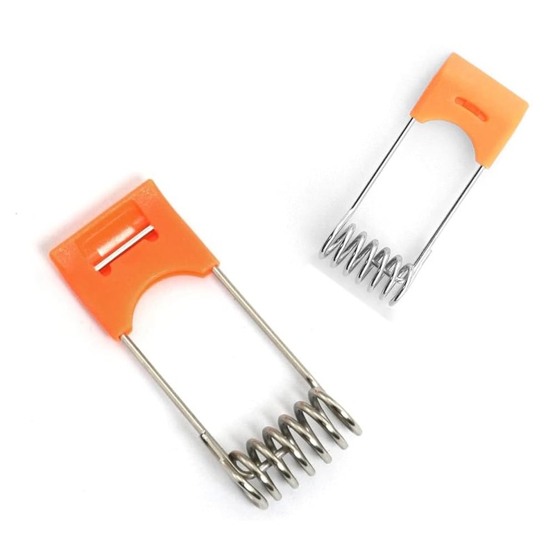 10Pcs Downlight Spring Clips, 45 x 17mm Twist Spring Retainer