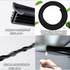 LIKENNY Dashboard Silent Prevention Tape Windshield Slit Strip Vibration Reduction