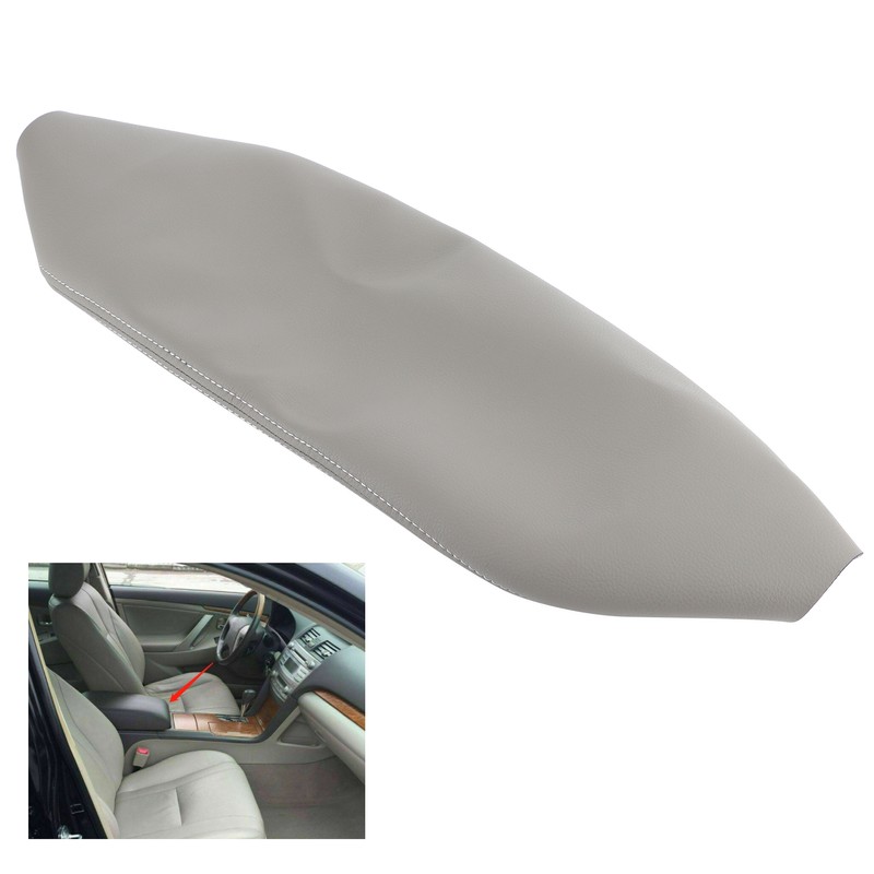 Auto Center Console Lid Cover PU Leather Soft Armrest Protector
