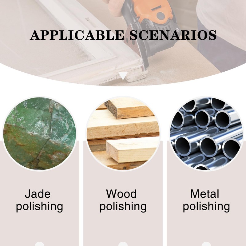BIGP Pack of 2 Fine Sanding Plates, Multitool Sanding Plates,