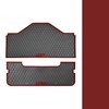 Evolution D5 Golf Cart Floor Mat Set- Rubber Double Diamond