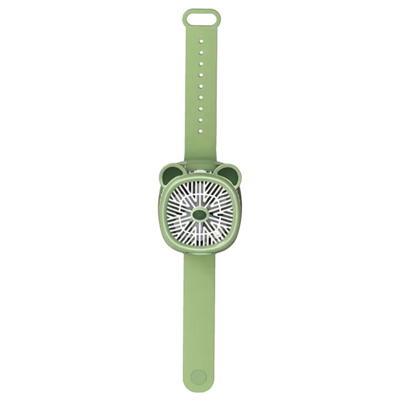 Mini Fan Watch USB Charging Rechargeable 3 Gear Portable Wrist