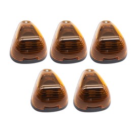 FZJDSD 5 Amber led cab roof marker light kit Compatible With Ford F250 F350 F450 F550 F650 F750 E150 E250 E350 E450 1999-2016 8C3Z-15442-C 6C3Z 15442-A