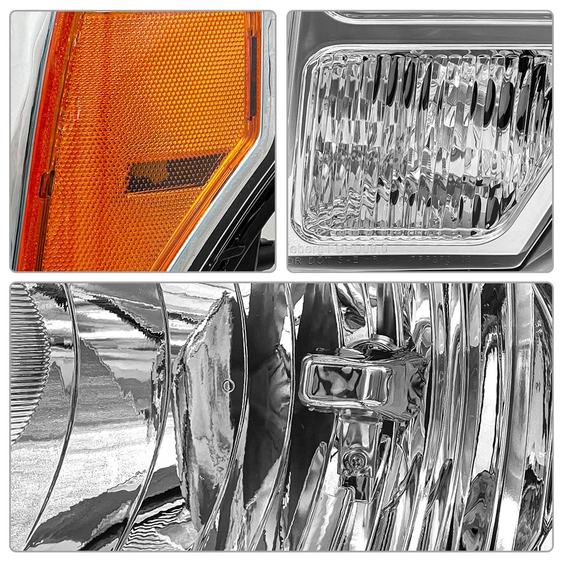ADCARLIGHTS Headlight Assembly for 2009-2014 Ford F150 Pickup Headlamp fit