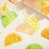 Decoración de fiesta de cumpleaños de cítricos, servilletas con detalles
