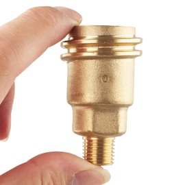 2Pcs Male 5042 QCC1 Nut, Timsec Propane Gas Fitting Hose Adapter with 1/4 Inch NPT Pipe Thread and QCC Type 1 Male and POL Female Connector, 33ft PTFE Gas Line Pipe Thread Tape for Outdoor Cooking