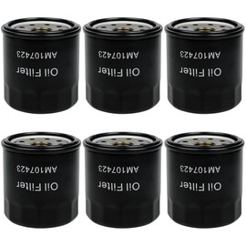 6PCS 49065-0724 Oil Filter fit for kawasaki FX850V FX801V FJ180V FH381-721V FH601-770D FX751-FX1000V Models,Club Car 1016467 S-tens 120-634 49065-2071 Engine Oil Filter Replace 49065-7010, 49065-2071