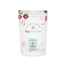 Spearmint Herbal Tea 100gm for PCOS, PCOD, Unwanted Hair | Spearmint Tea Loose Leaves | Boosts Immunity | Reduces Stress | Rich in Antioxidants | Aids Digestion