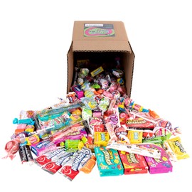 Your Favorite Mix of Popular Candy - VALUE SIZE - 5 Pounds of Skittles, Airheads, Lemonheads & Much More by Snackadilly