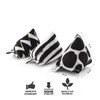 CanadianCat Company Set of 3 Mini Pyramids Black / White