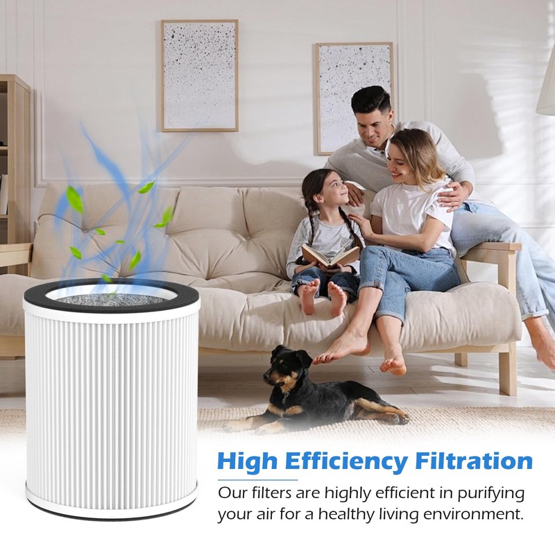 GoKBNY 2-Pack HP400 Series True HEPA Replacement Filter Compatible with