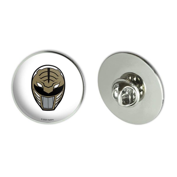 Power Rangers White Ranger Helmet Metal 1.1" Tie Tack Hat
