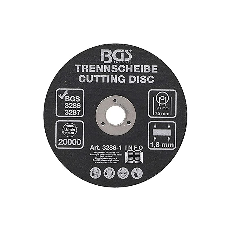 BGS 3286-1 | Cutting Disc | Ø 75 x 1.8