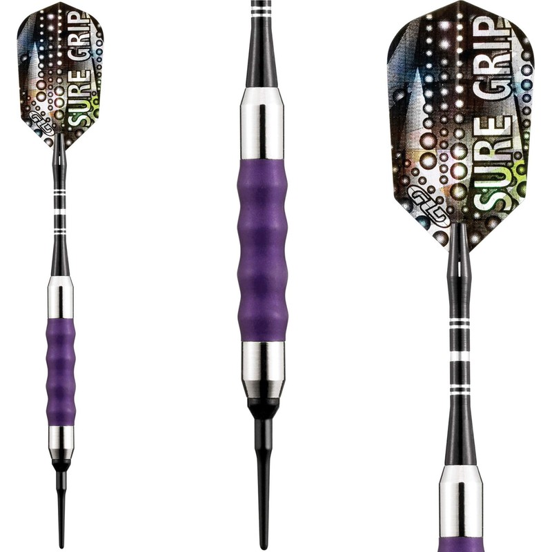 Viper Sure Grip Soft Tip Darts, Purple, 18 Grams
