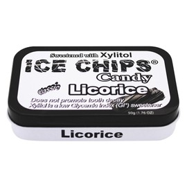 ICE CHIPS Candy Licorice Single Pack Candy, 1.76 Ounce
