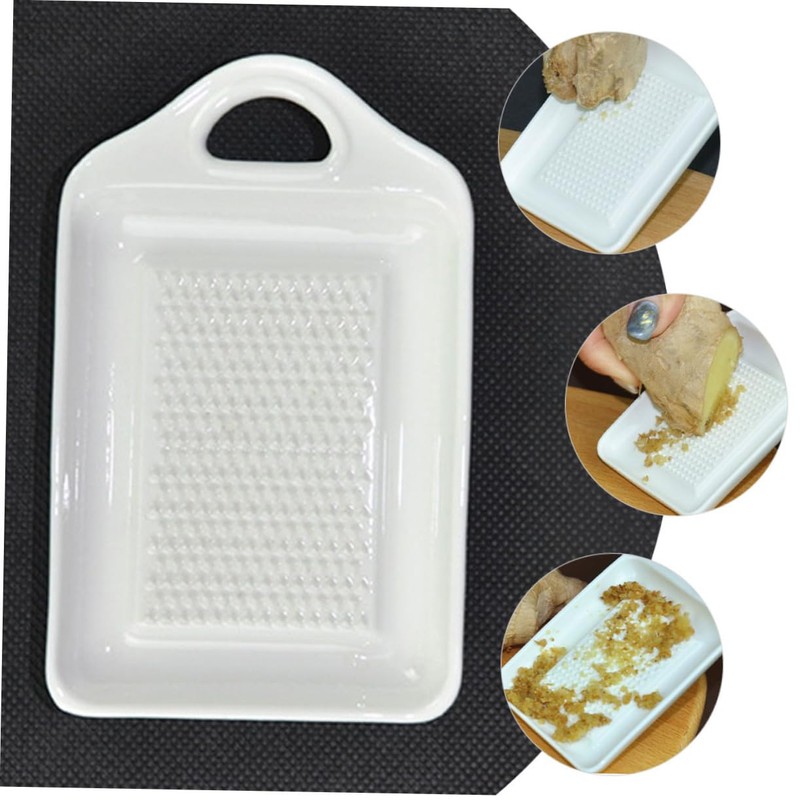 GRIRIW Ergonomic Garlic Ginger Mincer Sturdy Grater Raised Teeth for