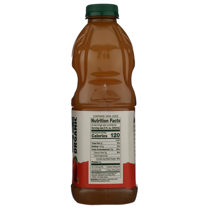 NORTH COAST Organic Apple Juice, 64 FZ