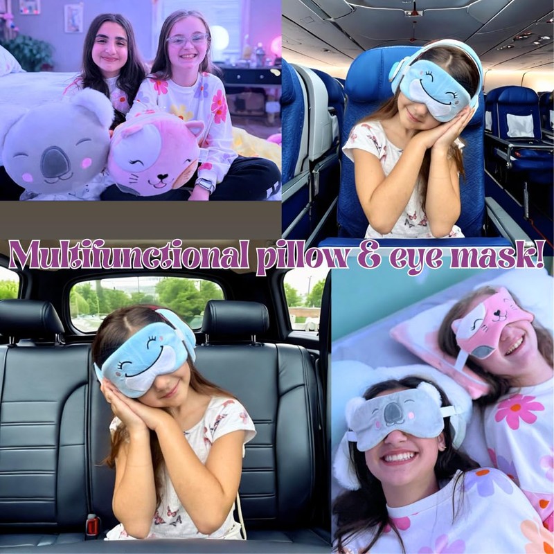 Kalan Daydreamz Penguin Travel Pillow and Eye Mask