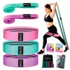 5 Elastic Bands for Hip and Long for More Exercises
