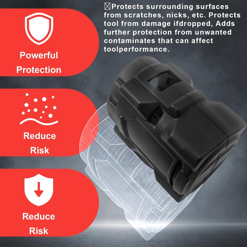 1-Pack Protective Boot for Milwaukee 12V Fuel Cordless 1/2" Hammer
