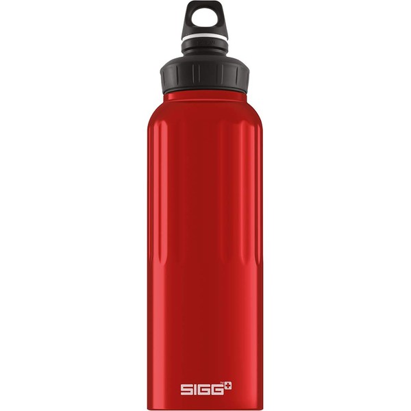 Sigg 1.5 Liter Wide Mouth Bottle, Traveller Red