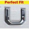 CALI TOP INC Chrome Black 3D Raised Tailgate Inserts Letters