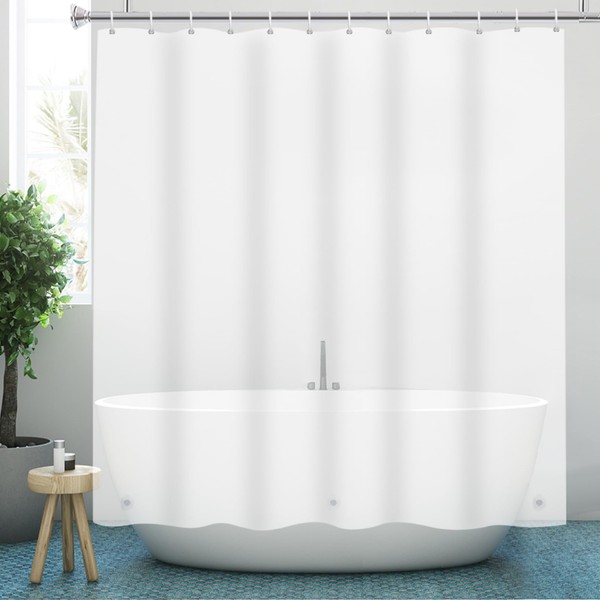YISURE Frosted Shower Curtain Liner, PEVA Shower Curtain Waterproof Mold