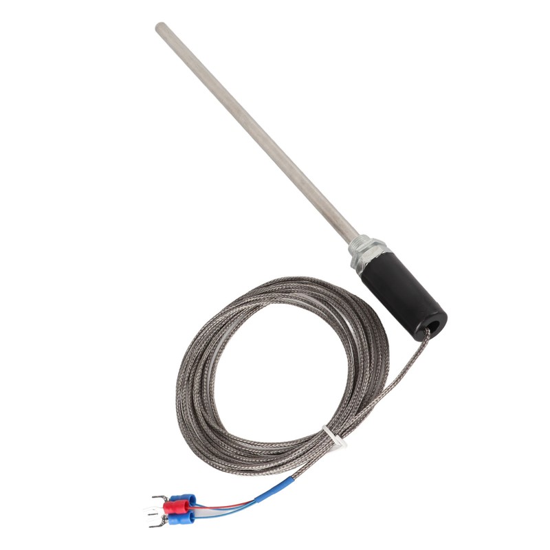 M12 Probe Thermocouple PT100 Stainless Steel Temperature Sensor Probe 200mm
