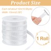 NBEADS 10.94 Yards(10m) Bra Strap Elastic, 10mm Flat Elastic Bra