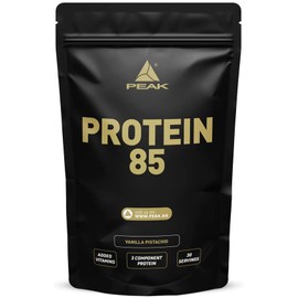 Peak Protein 85-900 g Flavour Vanilla Pistachio I 30 Servings I Powder I Multi-Component Protein I Protein Source: Soy Protein, Casein, Wheat Protein I Vitamin Additive