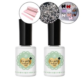 classic nail Gracia Jinbee Gijelly Base Gel Plus 2pcs + 30 parts / 그라시아 진비 지젤리 베이스젤 플러스 2개+파츠30개