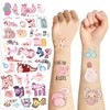 Pink Axolotl Temporary Tattoos-10 Sheets 70+ Axolotls Birthday Party Decorations