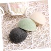 FOMIYES 2pcs Scrubber Sponge Exfoliating Facial Sponge for Oily Skin