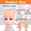 YINGLUBEN 4 Pcs Bald Cap, Skin Wig Caps, Makeup Latex