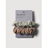 [JAJU JAJU] 2 hair scrunchies beige, khaki gray / [JAJU자주]