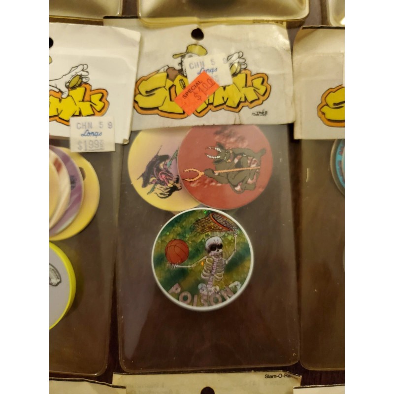 slammiz 1 Pack of Vintage Milk Caps with Vintage Slammer