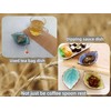 Coffee Spoon and Rest for Coffee Bar Accessories, Leaf Small