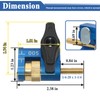 KMS7215 Micro-Adjuster, Compatible with Precision Band Saw Fence, Minimum Adjustment