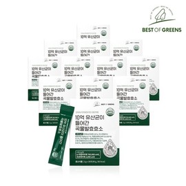 Best of Green 베스트오브그린 10억 유산균이 들어간 곡물발효효소 12박스 총360포 Best of Green 1 Billion Probiotics Grain Fermented Enzyme 12 Boxes Total 360 Packs