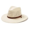 Stetson Men's Standard Stentson Airway Vented Panama Straw Hat, Natural,