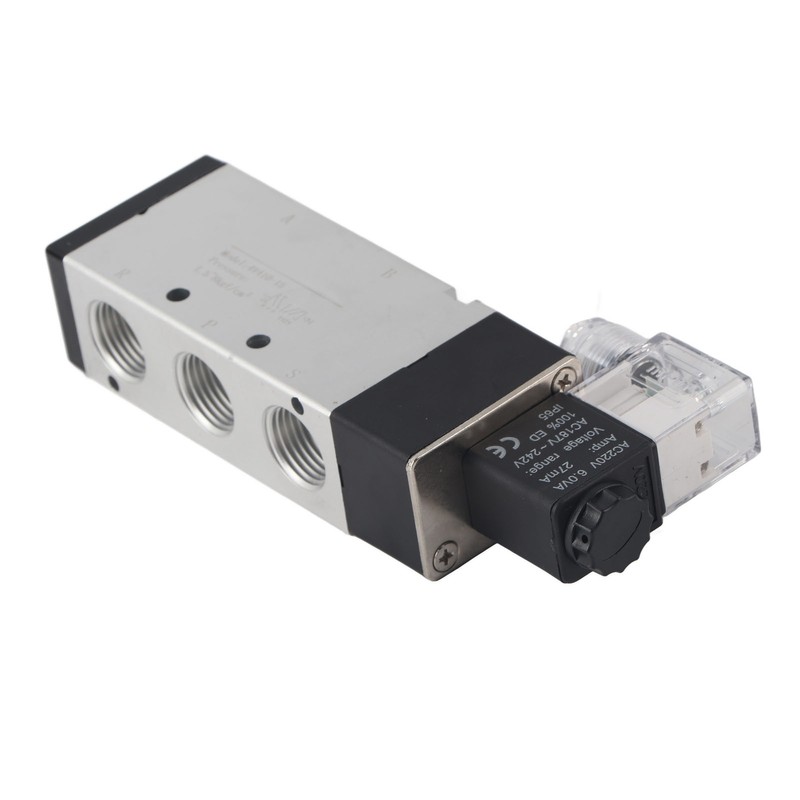 4V410-15 Outlet Type 2 Position 5 Way Solenoid Valve Mechanical