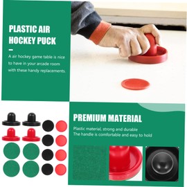 BESPORTBLE 1set Air Hockey Pusher Ergonomic Strikers Pucks for Table Games Replacement Accessories for Home Carnivals Theme Parks