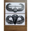 AIRBORNE JUMP and AIR ASSAULT WINGS Stack Window Sticker Decal